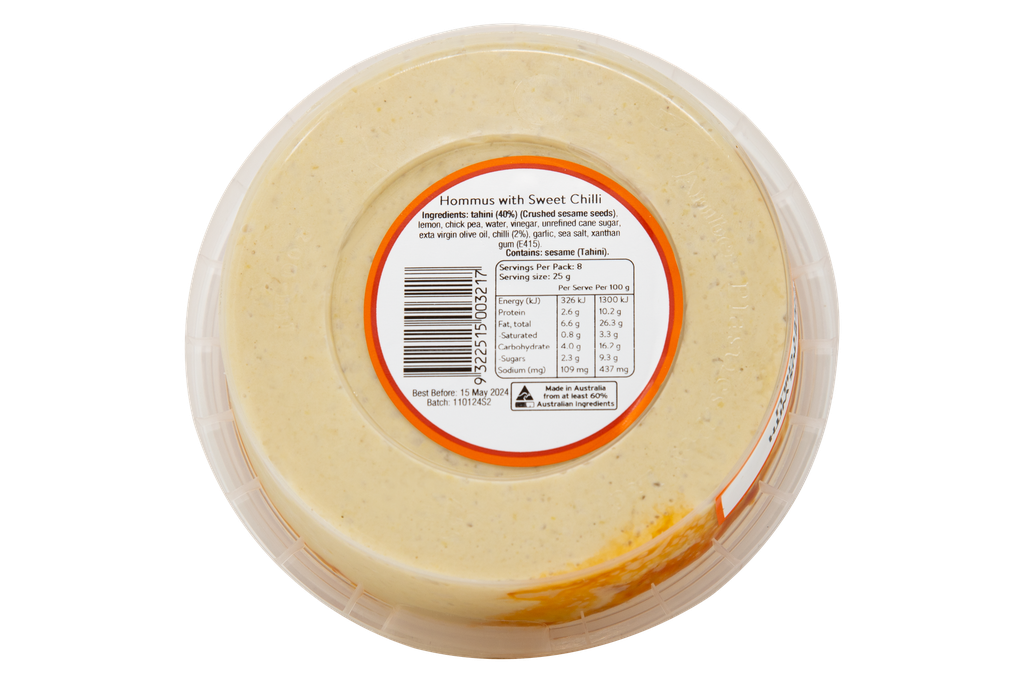 200217 FIFYA Hommus w: Sweet Chilli 200G-BACK.webp
