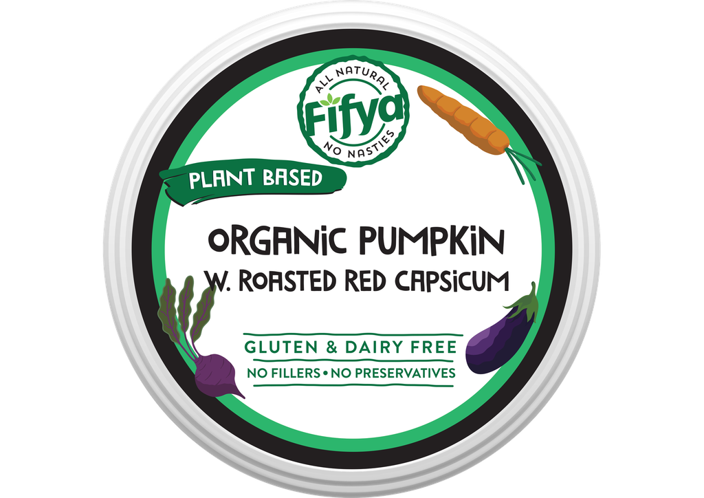 2505912 Fifya PB Organic Pumpkin w. Roasted red Capsicum 250g-TOP.webp