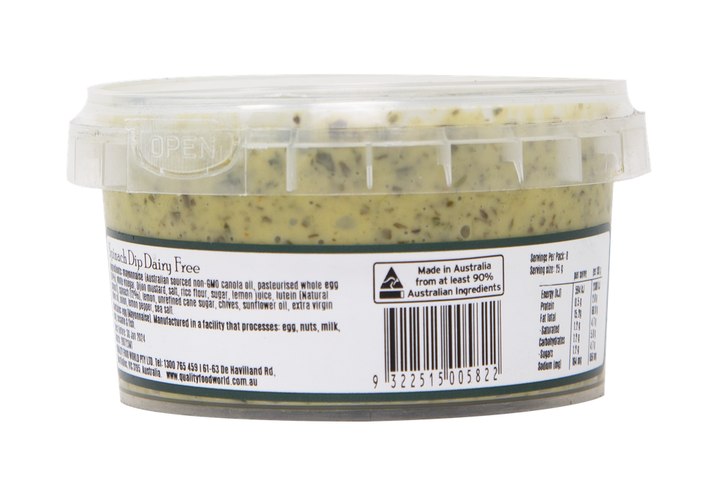 200822 Olive Branch Spinach Dip Df Gf 200G-BACK.webp