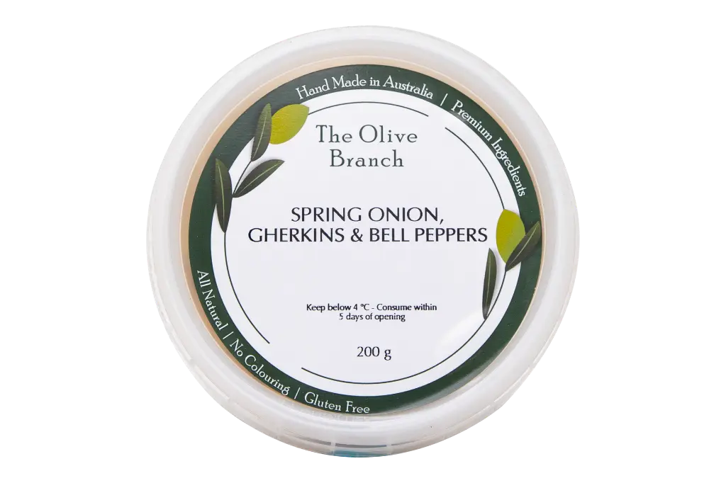 200200 Olive Branch Spring Onion, Gherkins & Bell Peppers Gf 200G-TOP.webp