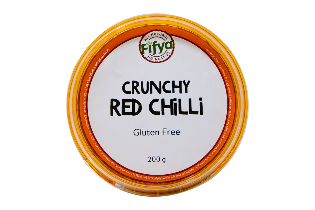200852 Fifya Crunchy Red Chilli Dip Gf 200G-TOP.webp