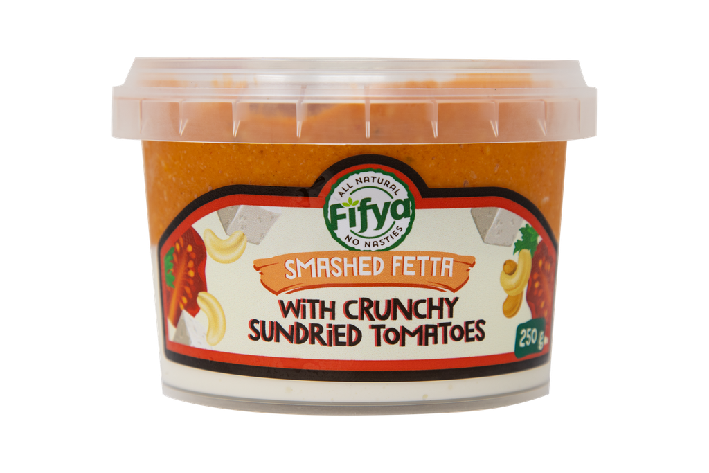 2508479 Fifya Smashed Fetta w. Crucnhy sundried tomato 250g.webp