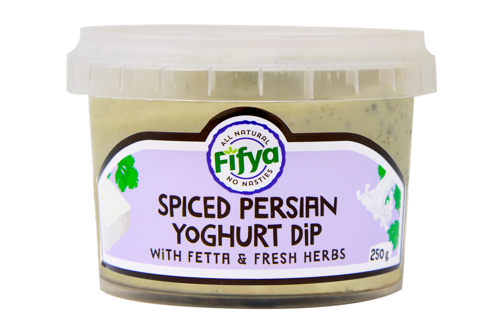 2508723 Fifya  Spiced Persian Yoghurt Dip With Fetta & Fresh Herbs Gf 250G (NL).webp