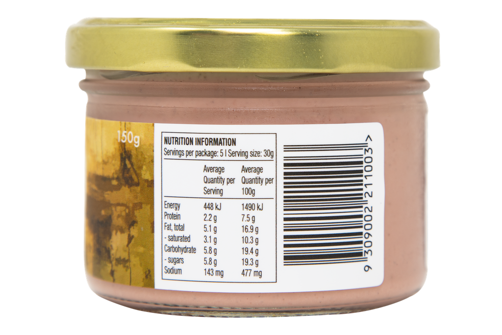 1501003 Latelier Chicken Liver Pate 150g- BACK 2.webp