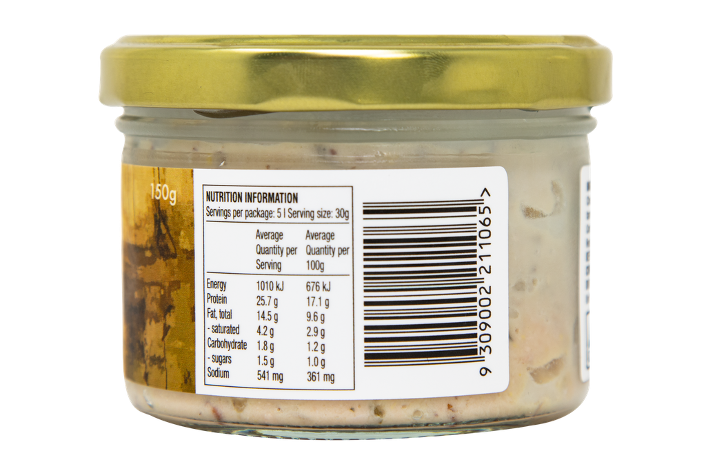1501065 Latelier Chicken tarragon Rillettes 150g-BACK 2.webp