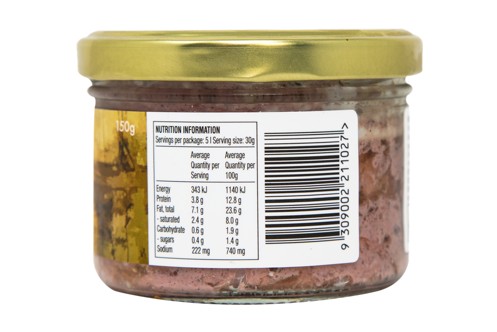 1501027 Latelier Pork & Duck Terrine 150g-BACK 2.webp