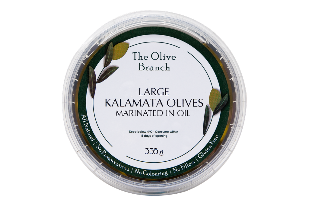 2505426 Olive Branch  Large Kalamata Olives marinated in oil 335G-TOP.webp