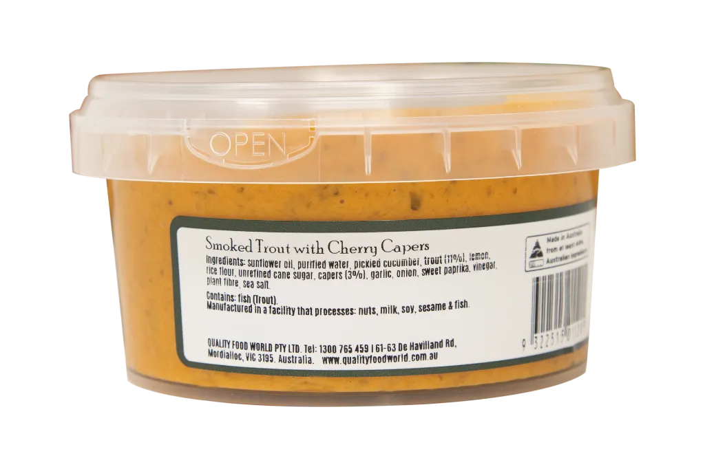 2001205 OB Smoked trout w capers 200g-Back 2.webp