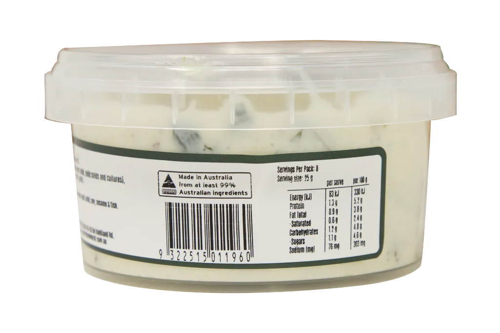 2001960 OB Tzatiki mint infused 200g-Back 1.webp