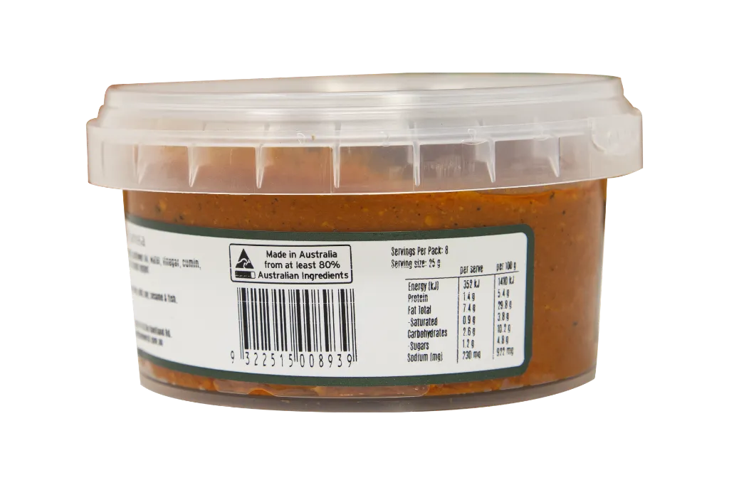 2008939 OB Tasty Moroccan Harissa 200g-Back 1.webp