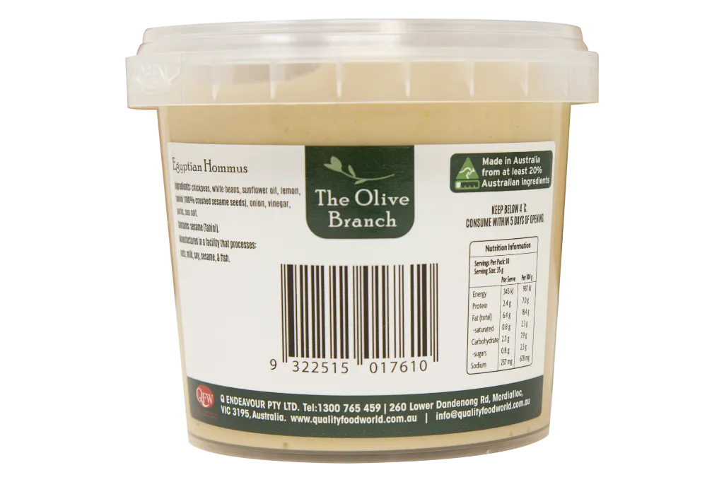 3507610 OB Egyptian Hommus 350g-BACK.webp