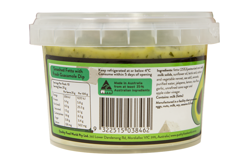 2508462 Fifya Smashed fetta w guacamole 250-BACK.webp