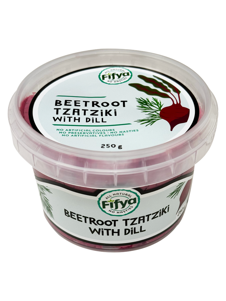 2508907 Fifya Beetroot tzatziki w dill 250g-ANGLE.webp