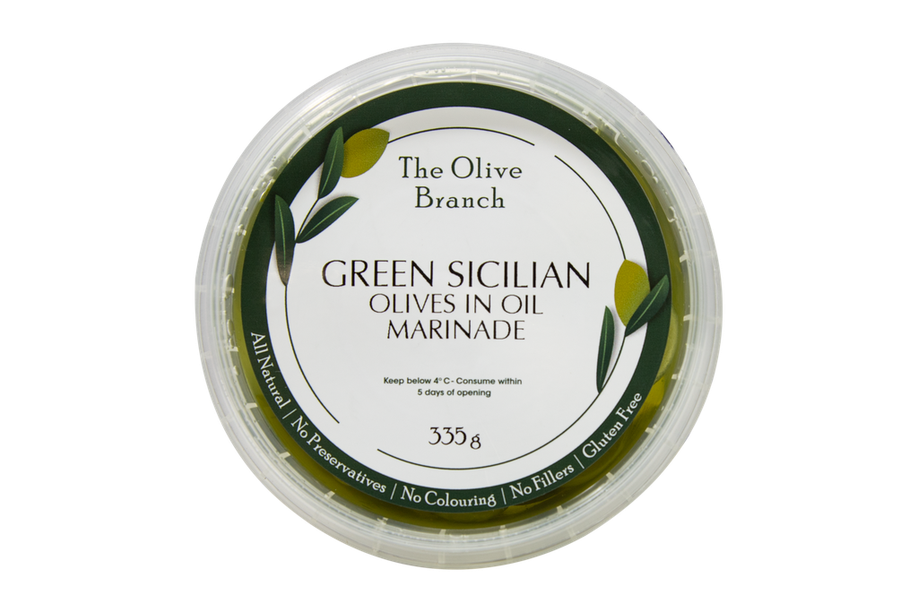 2505517 OB Green Sicilian olives in oil marinade 335g-TOP.webp