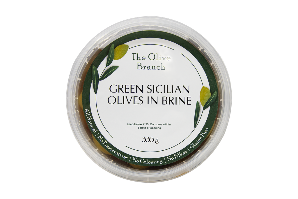 2507214 OB Green Sicilian olives in brine 335g-TOP.webp