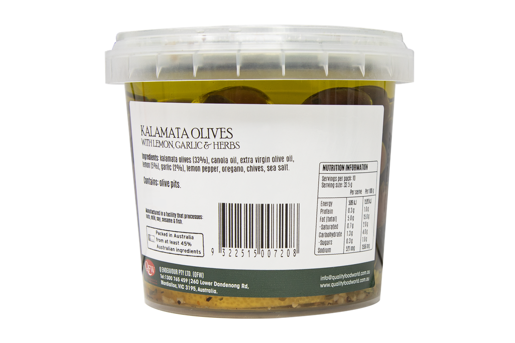 2507208 OB Kalamata olives w lemon, garlic, herbs 335g-BACK.webp