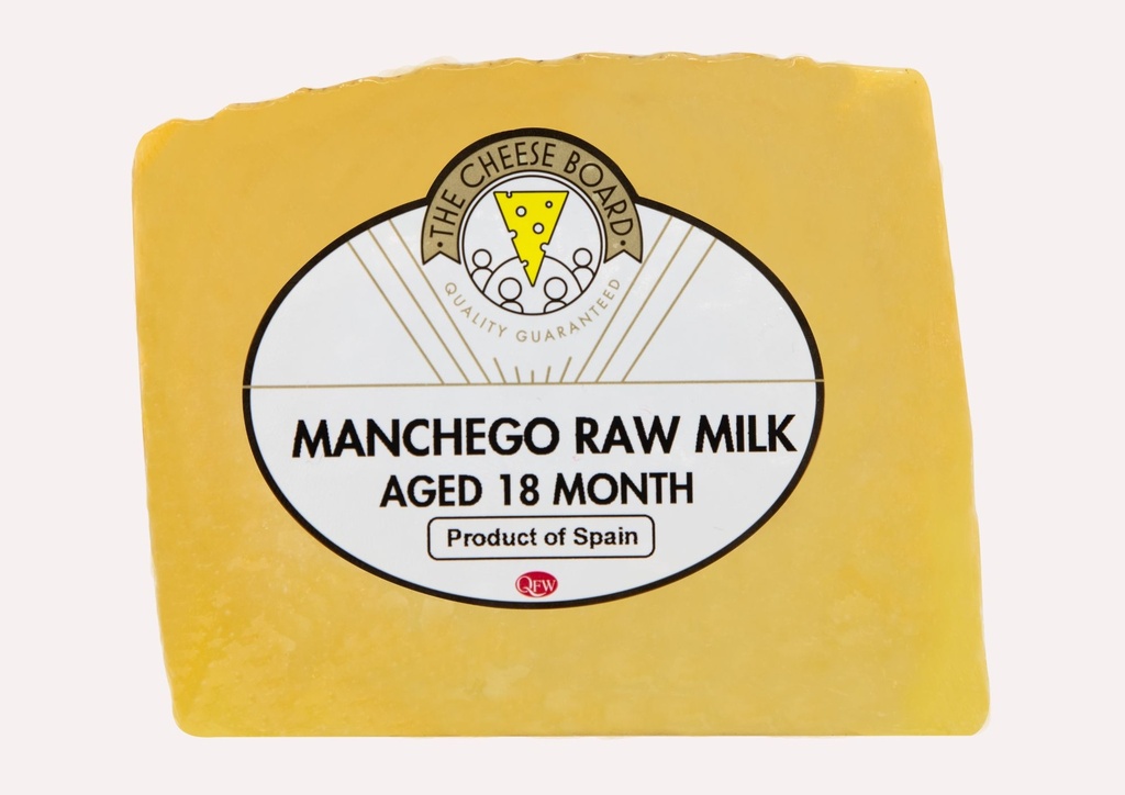 MANCHEGO Raw Milk 18 Months Aged Rw Pcs (Ctn-8)