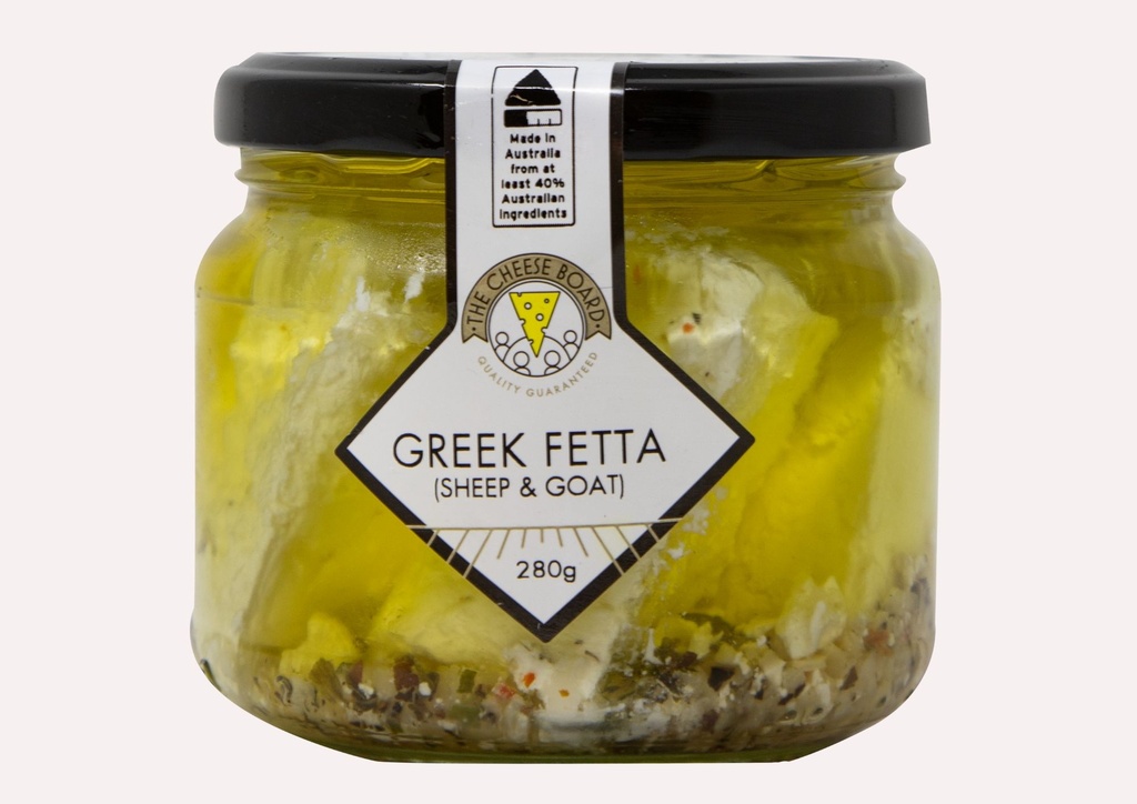 CB Greek Fetta (Sheep & Goat) Marinated In Oil 280G