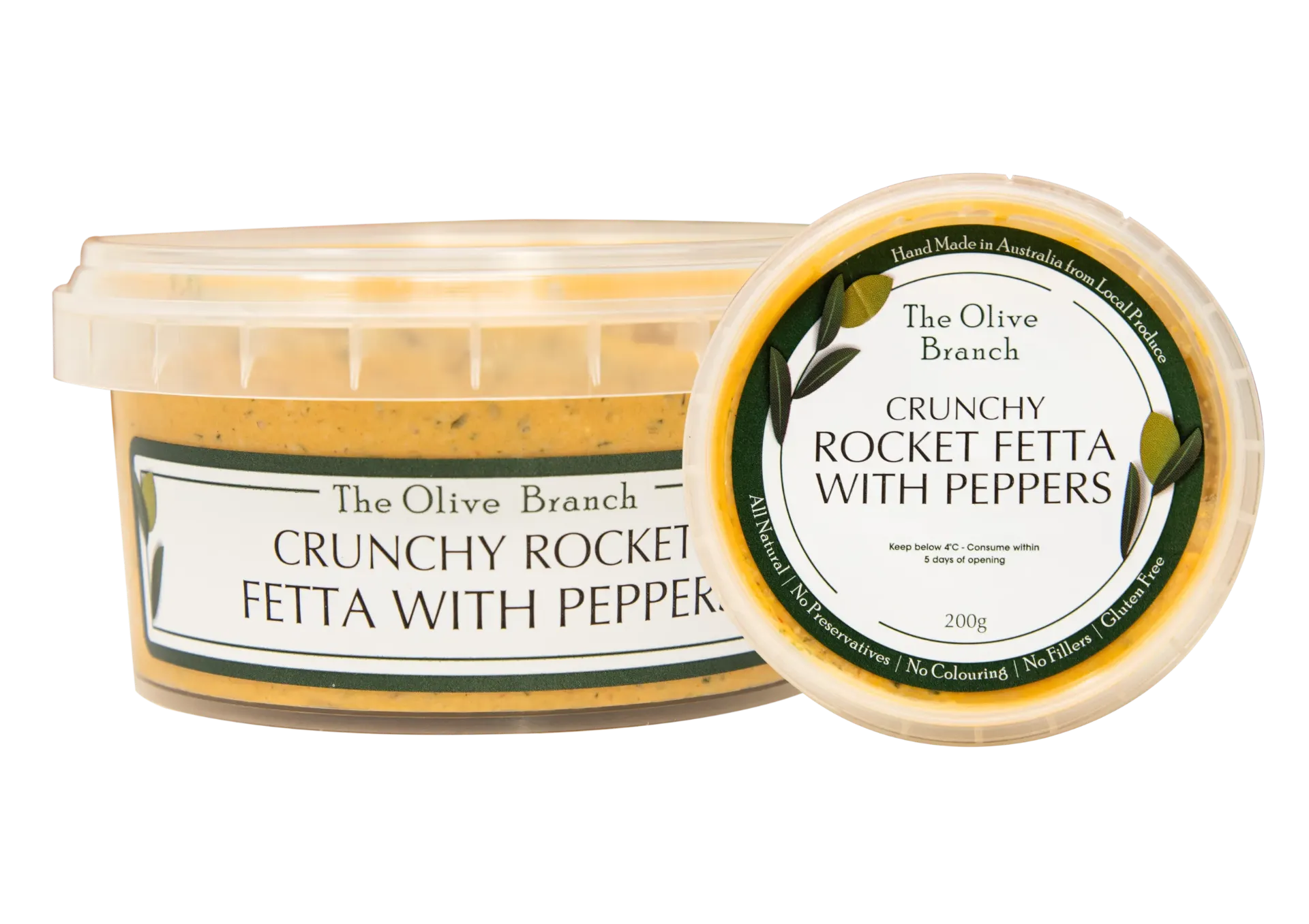 OB Crunchy Rocket & Fetta With Peppers  200G