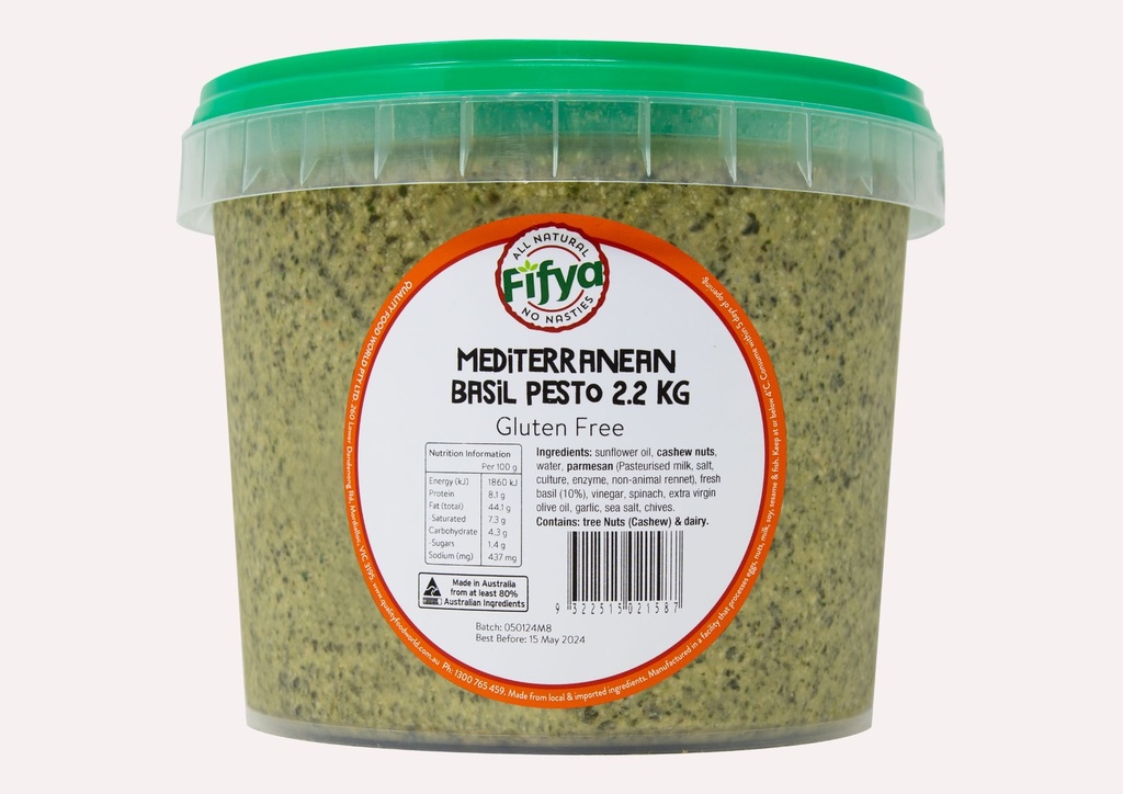 FIFYA Mediter Basil Pesto 2.2Kg