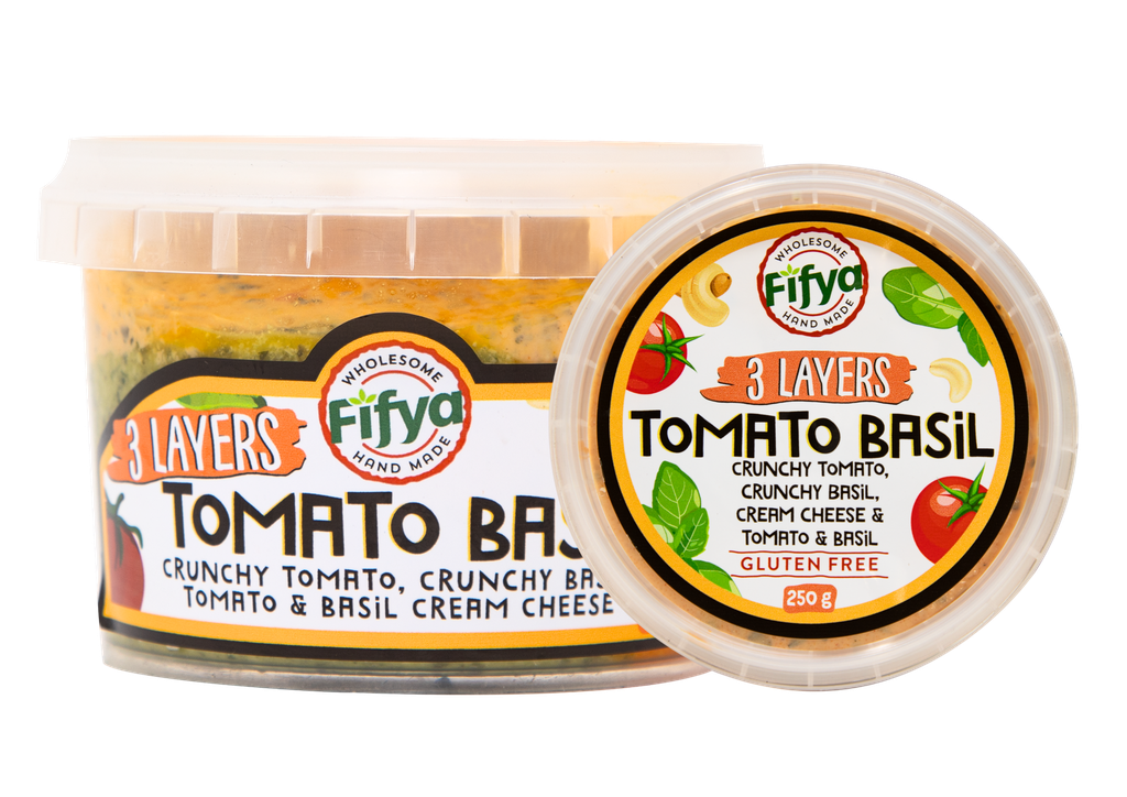 FIFYA 3 Layer Sun Dried Tomato & Basil Dip  250G