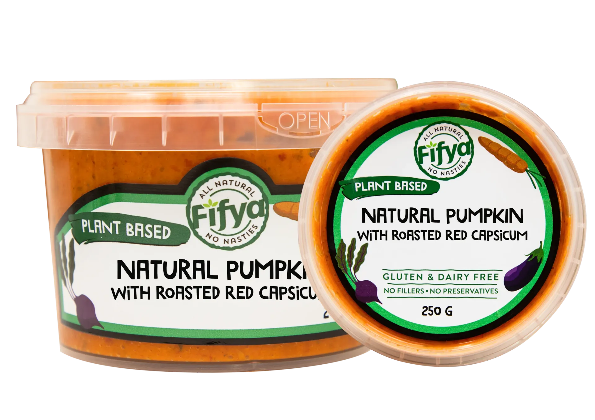 FIFYA Pb Natural Pumpkin With Roasted Capsicum 250G