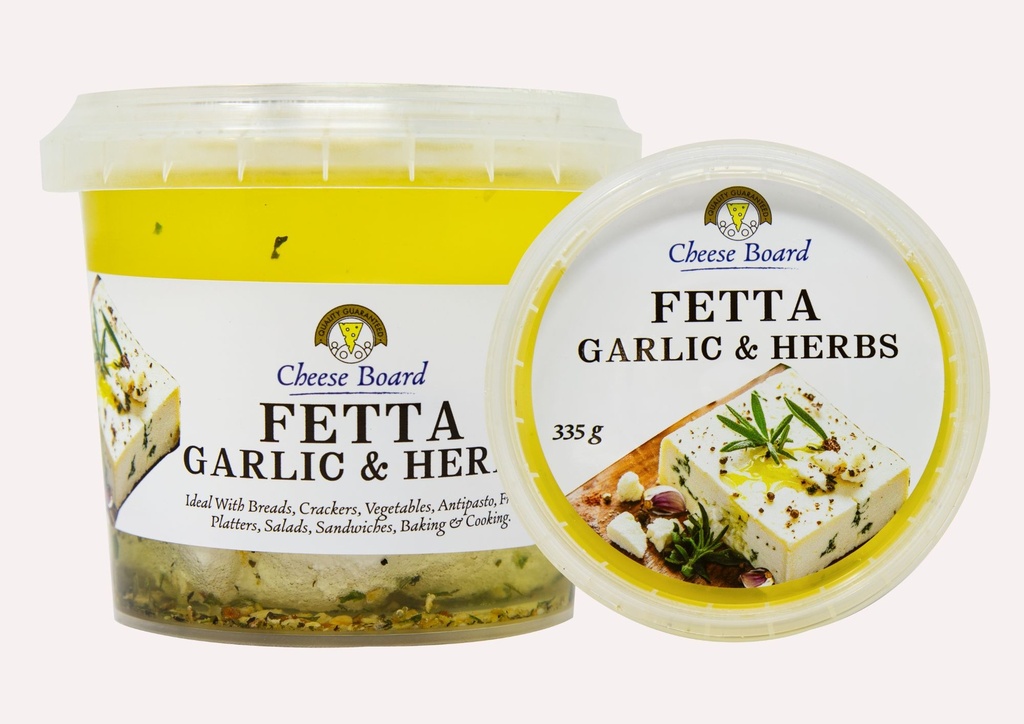 CB Marinated Fetta Garlic Herbs 335G