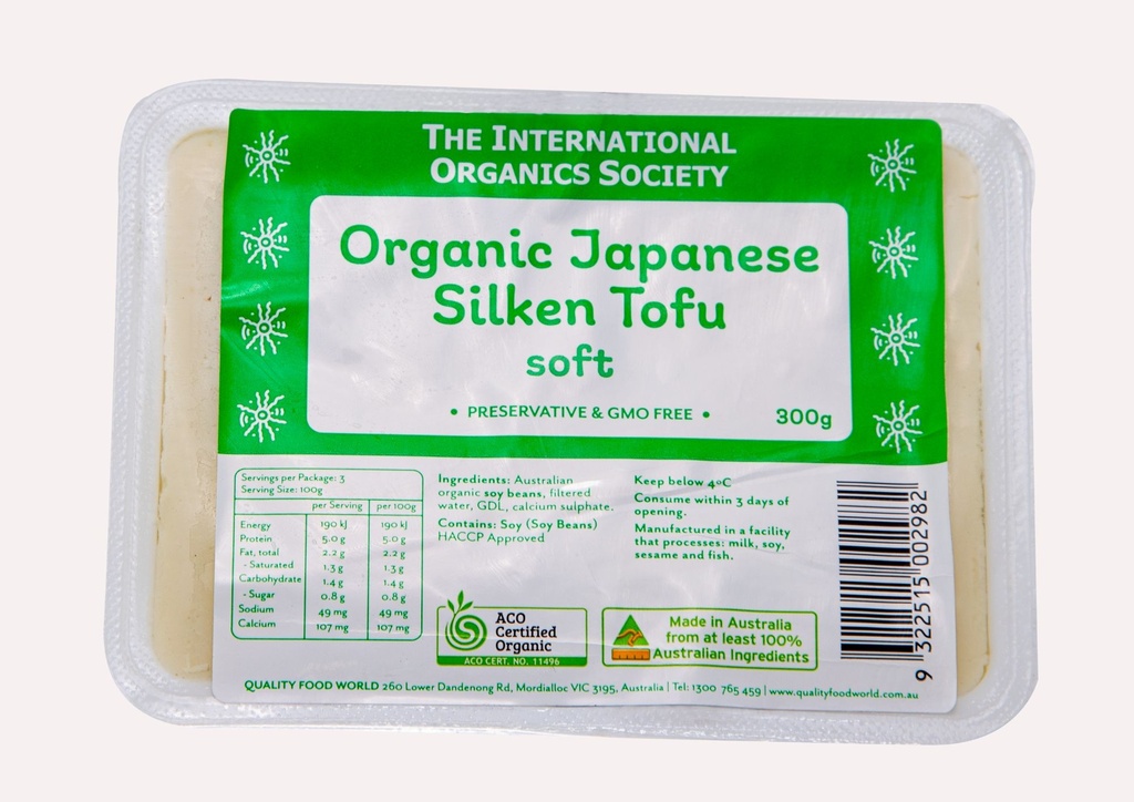 IOS Organic Soft Japanese Silken Tofu 300G