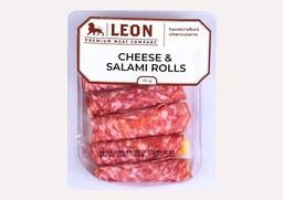 [LE5966] LEON Cheese And Salami Rolls 95G