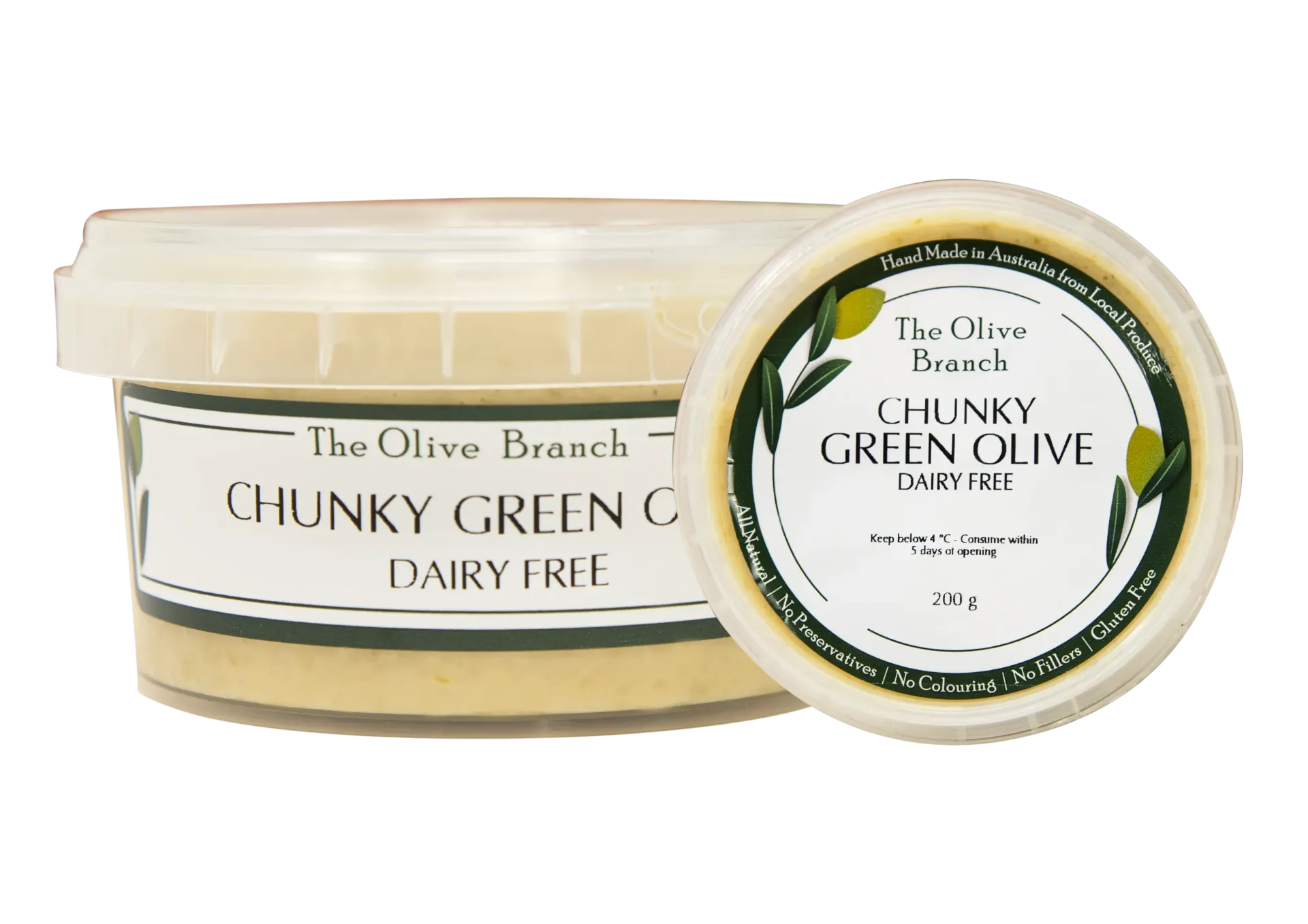 [200492] OB Chunky Green Olive Dip  200G