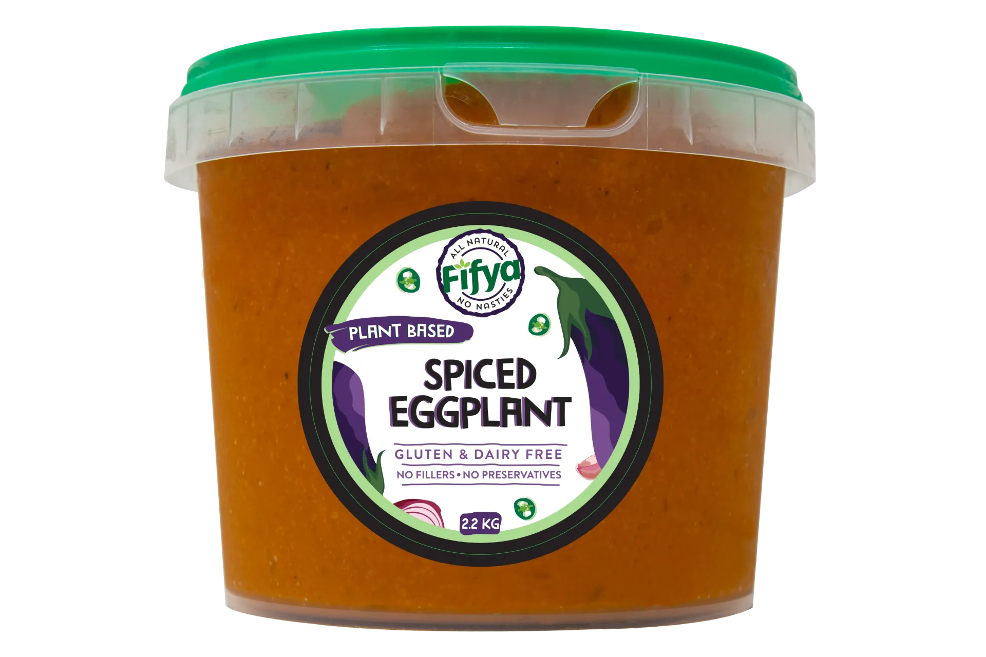 [22005301] FIFYA Vegan Spiced Eggplant 2.2Kg
