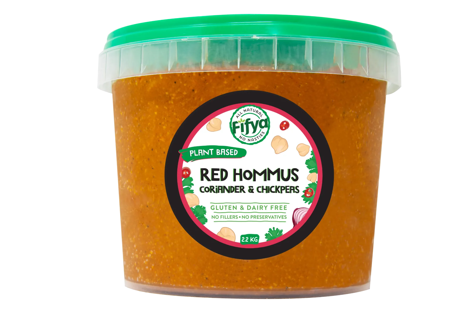 [22005905] FIFYA Red Hommus Coriander & Chickpeas 2.2Kg