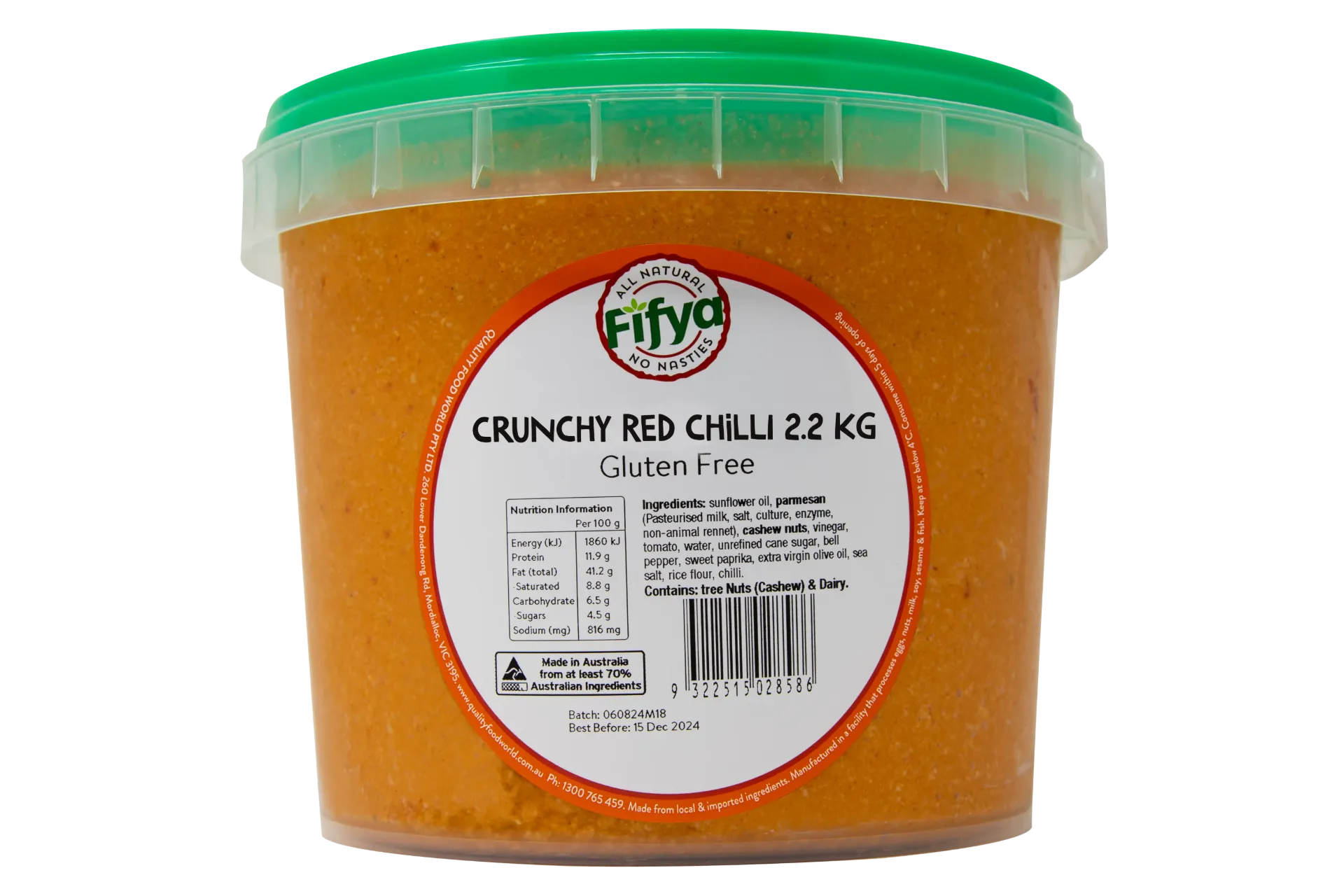 [2200852] FIFYA Crunchy Red Chilli 2.2Kg