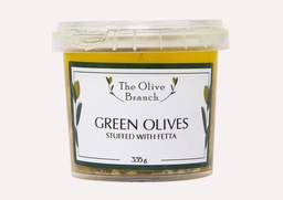 [250542] OB Green Olives Stuffed With Fetta  335G
